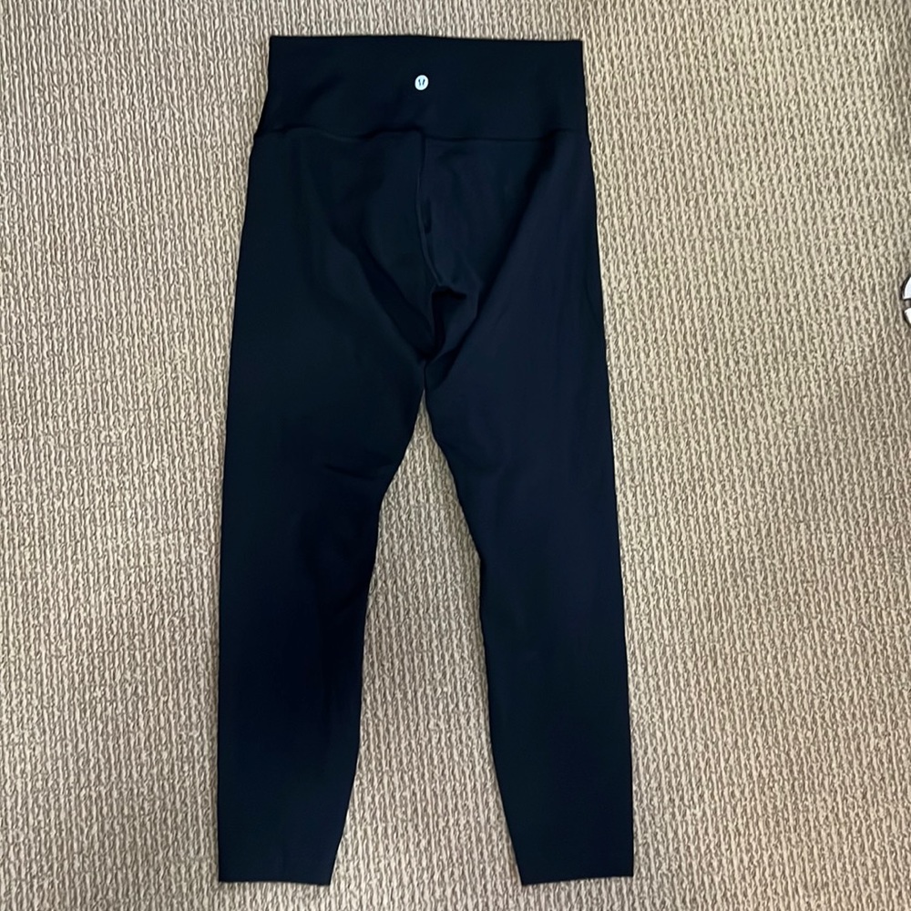Lulu lululemon wunder under high rise leggings tights luxtreme 25” size 8 black